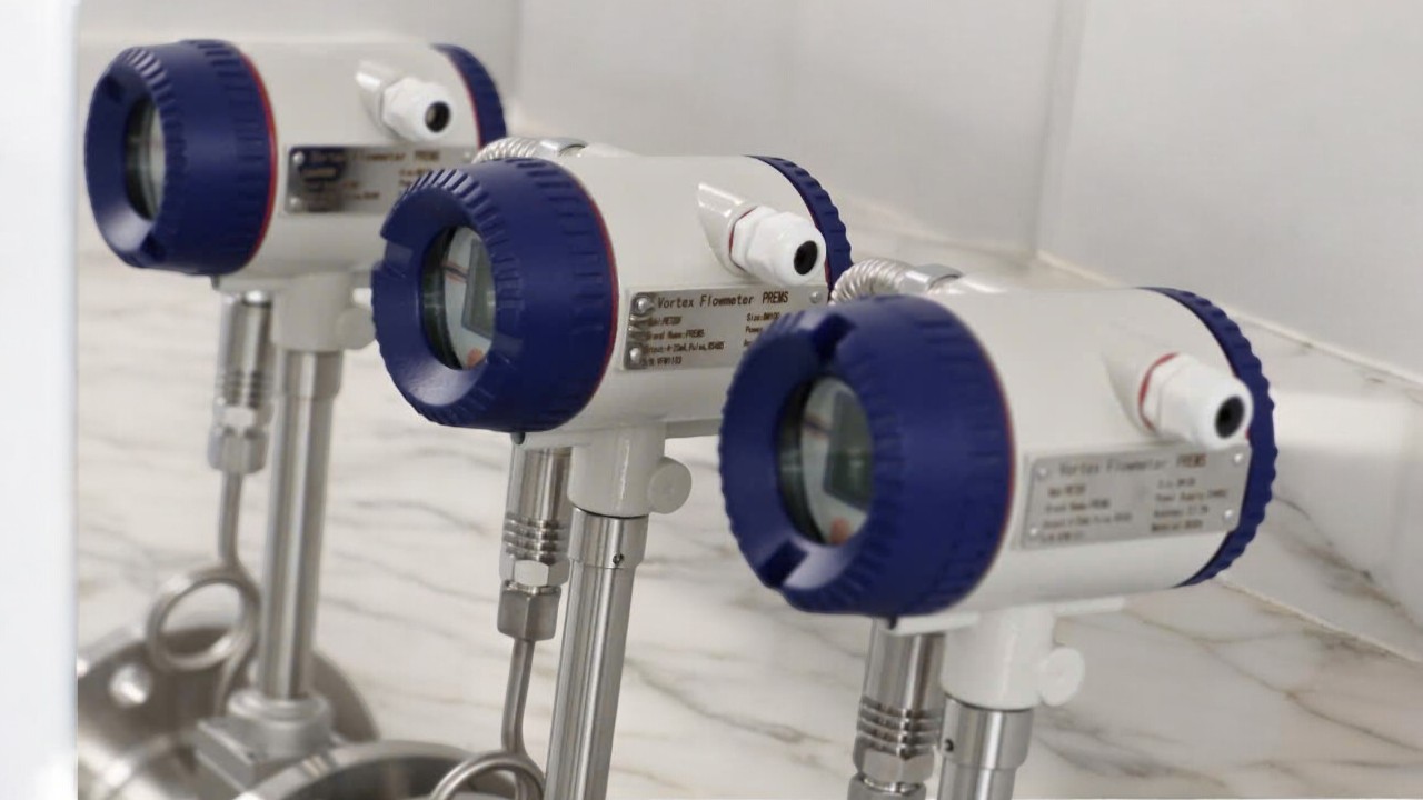 ĐỒNG HỒ LƯU LƯỢNG HƠI, KHÍ VORTEX PRE7200 Series 